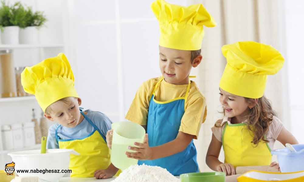 آشپزی راهی برای افزایش خلاقیت کودک