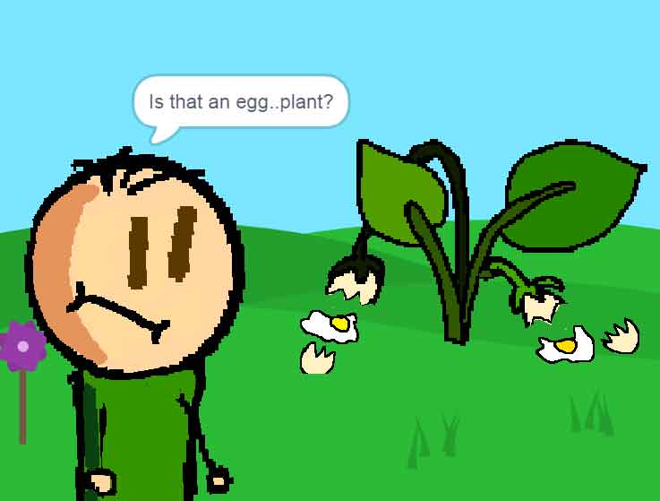 انیمیشن با اسکرچ : درخت تخم مرغ